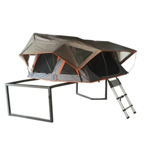 010L 4-Person Soft Shell Rooftop Tent Waterproof Four-Season SUV Car Rooftop Tent