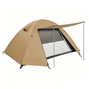 1-2 Persons Double Layer Backpacking Tent Fiberglass Pole Portable Wind Rain Sun Proof Outdoor Hiking Tent