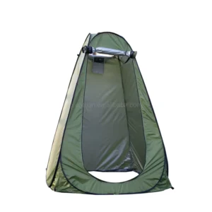 1.2 x 1.9 m Portable Pop-Up Privacy Shower Tent with Double Windows