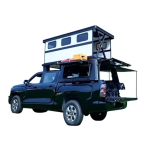 1.46m Opening Height ABS Wedge Rooftop Tent Aluminum Frame One Bedroom Four Season Quick Automatic Opening >3000mm Waterproof
