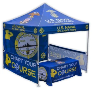 10*10ft Pop up Tent Custom Logo Printing Flags and Banners Table Cloth Display Tent for Business Promotion Event