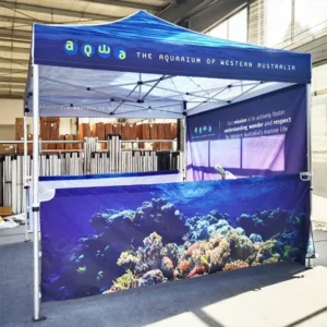 10*10ft Tent 3*3m Windproof Sunproof Customizable Instant Promotional Gazebo Tent for Branding Corporate