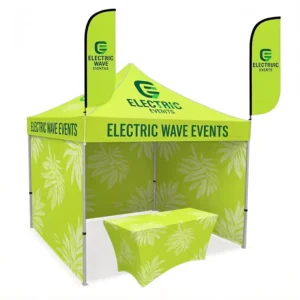 10*20ft Custom Printed Folding Pop-Up Gazebo Canopy Tent with Aluminum Frame for Trade Shows and Exhibitions