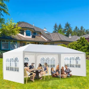 10 Ft. x 20 Ft. Outdoor Party Wedding Canopy Tent with 4 Removable Sidewalls