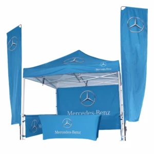 10 x 10 Aluminum Pop-Up Advertising Tent, Outdoor Trade Show Canopy, Custom Logo Printing