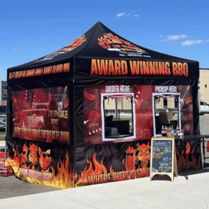 10 x 10 Aluminum Pop-Up Canopy Tent, Custom Printed