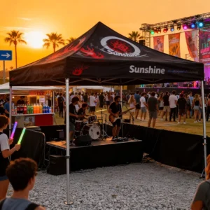 10 x 10 FT Aluminum Alloy Shelter with 40 mm Structure, Weather Protection, and UV Protection