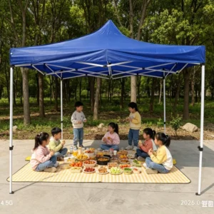 10 x 10 Folding Event Canopy Tent, Automatic Folding, Movable, Polyester Fabric