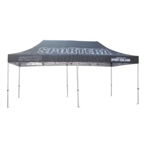 10 x 10 ft Custom Printed Folding Aluminum Gazebo Canopy Tent for Trade Shows and Outdoor Sports