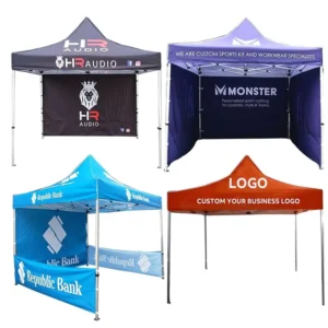 10 x 10 ft White Outdoor Camping Pop-Up Tent