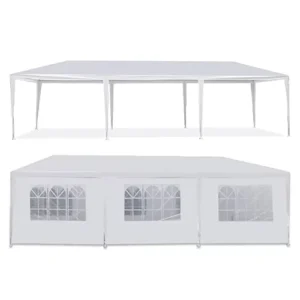 10′ x 30′ Outdoor Portable Canopy Tent for Party and Wedding with Removable Sidewalls