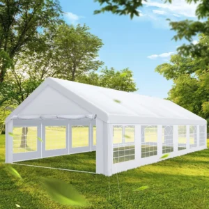 100-Person 6x9m PE Cover Steel Frame Outdoor Wedding Party Event Marquee Tent