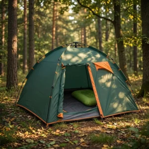 100% Waterproof Oxford Four season Double Layer Family Tent Glamping Travel Camping UV Protection Luxury One Bedroom Large
