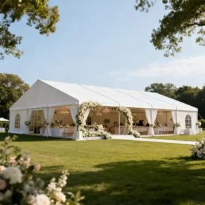 1000 People Large Wedding Tent 30℃ 70℃ Heat Resistance Outdoor Windproof Ceremony Event Tents Luxury Party Tents