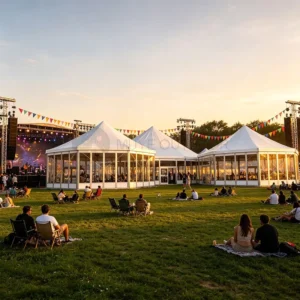 1000 Persons Multi Side Aluminum Music Tent for Live Performance Festival and Brand Event