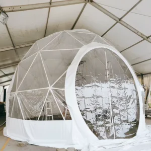 10M Factory Price Anti corrosion Steel Geodesic Dome House