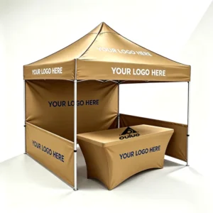 10X10Ft 3X6M Steel Frame Trade Show Tent Custom Printed Graphics Single Layer Waterproof Canopy for Trade Show Booths