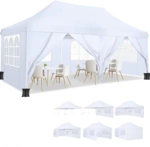 10X20 Outdoor Assemble Tent Gazebo 3×3 Garden Party Folding Trade Canopy Tent