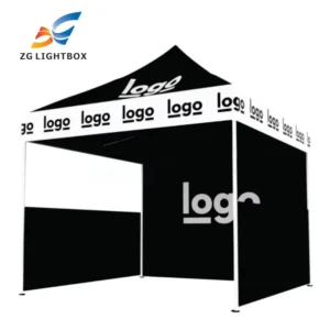 10ft*20ft Waterproof Aluminum Alloy Pop up Canopy Tent with Oxford Fabric for Hotel & Exhibition Use Includes Carry Bag