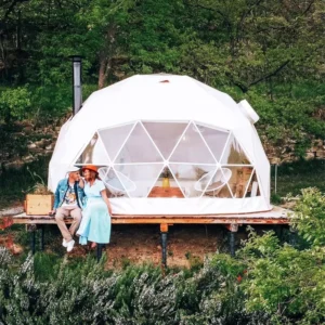 10m Outdoor Igloo Geodesic Dome Tent with Bathroom for Luxury Hotel Glamping