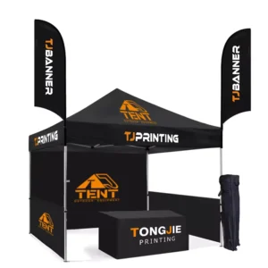 10×10, 10x15ft, and 10x20ft Custom Aluminum Canopy Tent with Carbon Fiber Poles, Waterproof, Portable, Trade Show