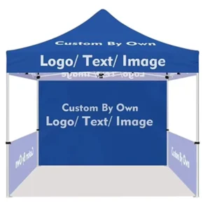 10×10/10×20 Full-Color Digital-Print Heavy-Duty UV-Waterproof Aluminum-Frame Pop-Up Canopy Tent
