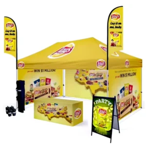 10×10 10×20 Steel Aluminum Frame Canopy Trade Show Pop up Outdoor Event Tent
