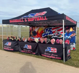 10×10 10x20ft Pop-Up Tent 600D Oxford Aluminum Frame Automatic Opening Waterproof Custom Printing for Brand Promotion