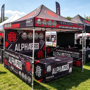 10×10 3×3 Custom Outdoor Event Gazebo Beach Advertising Pop-Up Canopy Tent