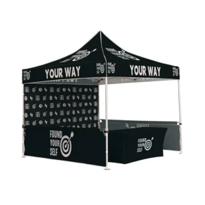 10×10 Aluminum Canopy Tent With Sides Foldable Custom Exhibition Tent