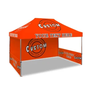 10×10 Aluminum Trade Show Tent Custom Printed UV Resistant Waterproof Fire Retardant Windproof Portable Exhibition Marquee