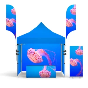 10×10 Canopy Tent Custom Anti-UV & Waterproof Fabric