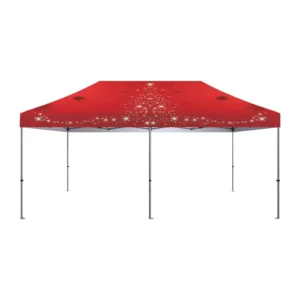 10×10 Custom Printed Aluminum Pop-Up Canopy Tent for Trade Shows