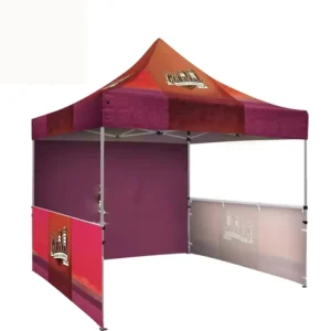 10×10 Custom Steel Advertising Pop-Up Canopy Tent for Trade Shows and Outdoor Events