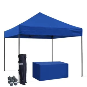 10×10 Customized Advertising Dome Folding Gazebo Canopy, UV Resistant, Waterproof, Fire Retardant, Portable
