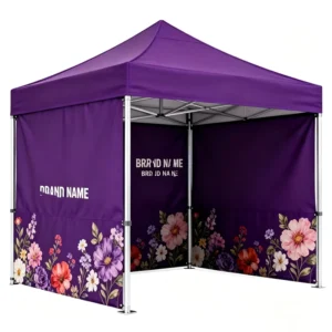10×10 FT Customizable Advertising Canopy Tent Pop up Sidewalls Exhibition Booth Branding for Fourth of July