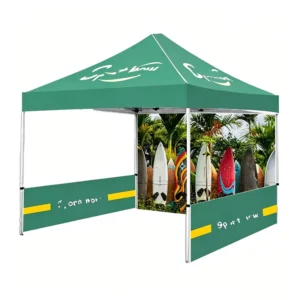 10×10 FT Customizable Advertising Canopy Tent Promotional Tents for Events with Walls Pop up Sidewalls Exhibition for July 4th