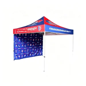 10×10 FT Customizable Advertising Canopy Tent with Walls Pop up Sidewalls Exhibition Booth Branding Package