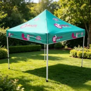 10×10 FT Outdoor Folding Canopy Quick-Release Pop up Tent for Spontaneous Events Backyard Parties & Camping Trips