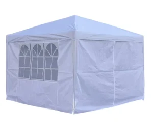10×10 FT Portable Pop up Canopy Tent Adjustable Height Instant Gazebo with Sidewalls Outdoor Canopy for Camping Parties