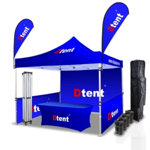 10×10 Feet Custom Canopy Outdoor Waterproof Commercial Pop-Up Canopy Tent Trade Show Tent