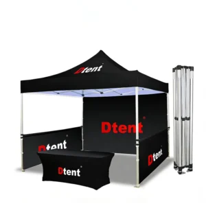 10×10 Feet Custom Oxford Fabric Aluminum Waterproof Pop-Up Canopy Tent for Trade Shows