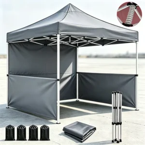 10×10 Feet Factory 3×3 Steel Tent Folding Canopy Promotion Custom Outdoor Waterproof Windproof Exhibition Sunshade Advertising