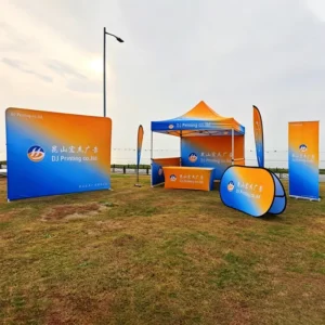 10×10 Feet Tent Custom Oxford Fabric Aluminum Pole Waterproof Outdoor Commercial Pop Canopy Tents Trade Show Set