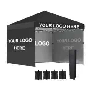 10×10 Heavy Duty Aluminum Outdoor Trade Show Custom Printed Canopy Tent Gazebo