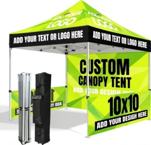 10×10 Outdoor Aluminum Oxford Fabric Foldable Waterproof UV Resistant Windproof Easy Installation Trade Show Exhibition Tents