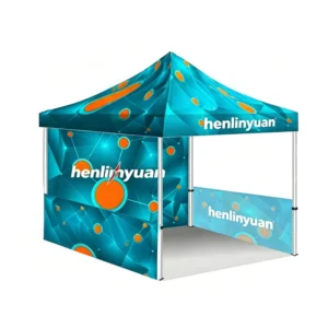 10×10 Outdoor Aluminum Pop-Up Trade Show Tent Custom Printed Canopy