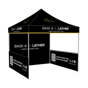 10×10 Outdoor Steel Not Aluminum Exhibition Event Marquee Gazebos Canopy Pop up Custom Printed Trade Show Tents