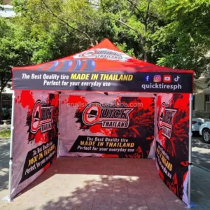 10×10 Pop-Up Canopy Tent 3m x 3m Printed Marquee Gazebo