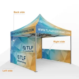 10×10 Quick-Fold Eco-Friendly Trade Show Tent Heavy-Duty Canopy UV Protection